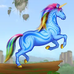 Скачать Unicorn Dash: Magical Run с модом — Много денег и кристаллов