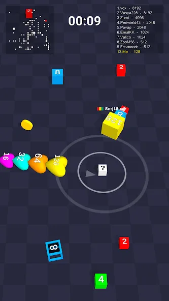 Скачать взлом Cube Arena 2048: Merge Numbers на Андроид — Много денег — скриншот 4