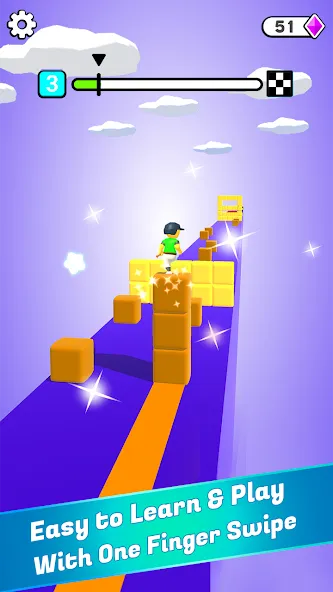 Скачать Block Surfer — Много денег — скриншот 1