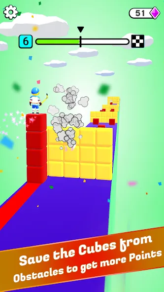 Скачать Block Surfer — Много денег — скриншот 3