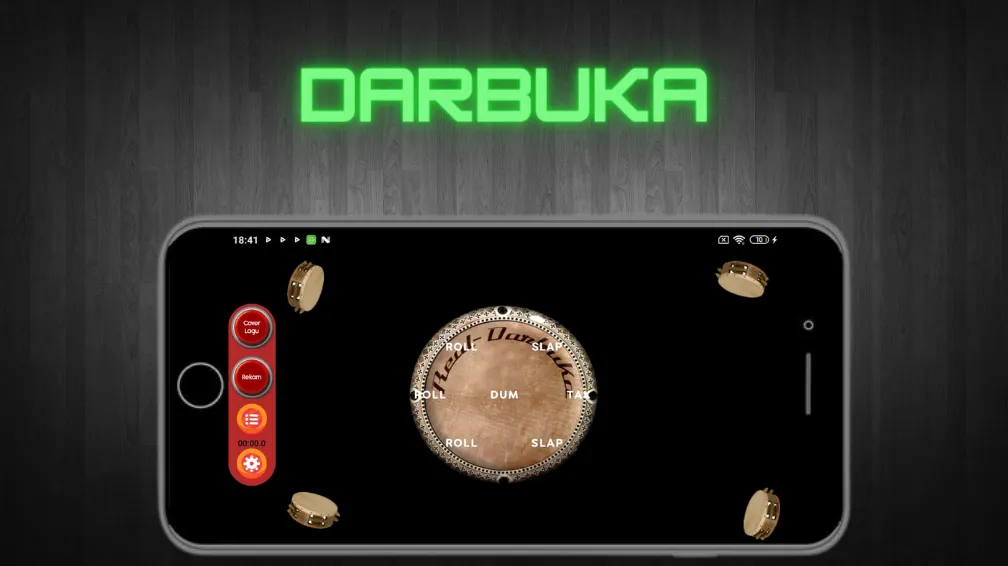 Darbuka Instrument — Мод: Все перкуссии разблокированы — скриншот 1