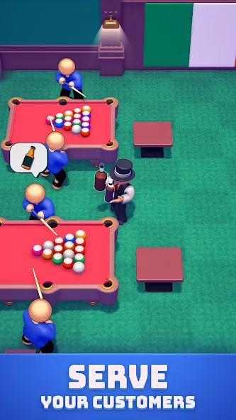 Скачать Pool Club Manager MOD APK — Много денег — скриншот 2