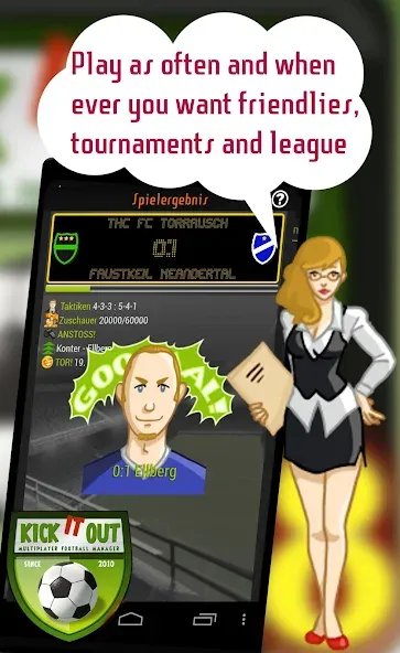 Kick it out 2024 Mod APK Много денег — Скачать на Андроид — скриншот 1