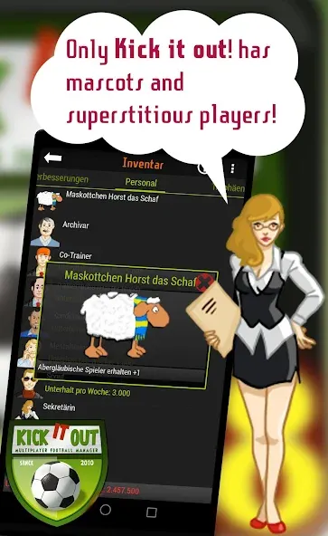 Kick it out 2024 Mod APK Много денег — Скачать на Андроид — скриншот 2