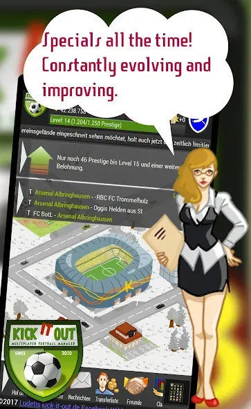 Kick it out 2024 Mod APK Много денег — Скачать на Андроид — скриншот 3