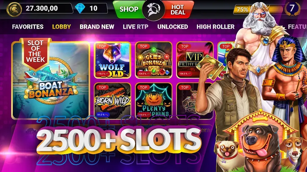 Скачать SpinArena Online Casino Slots — Много денег — скриншот 1