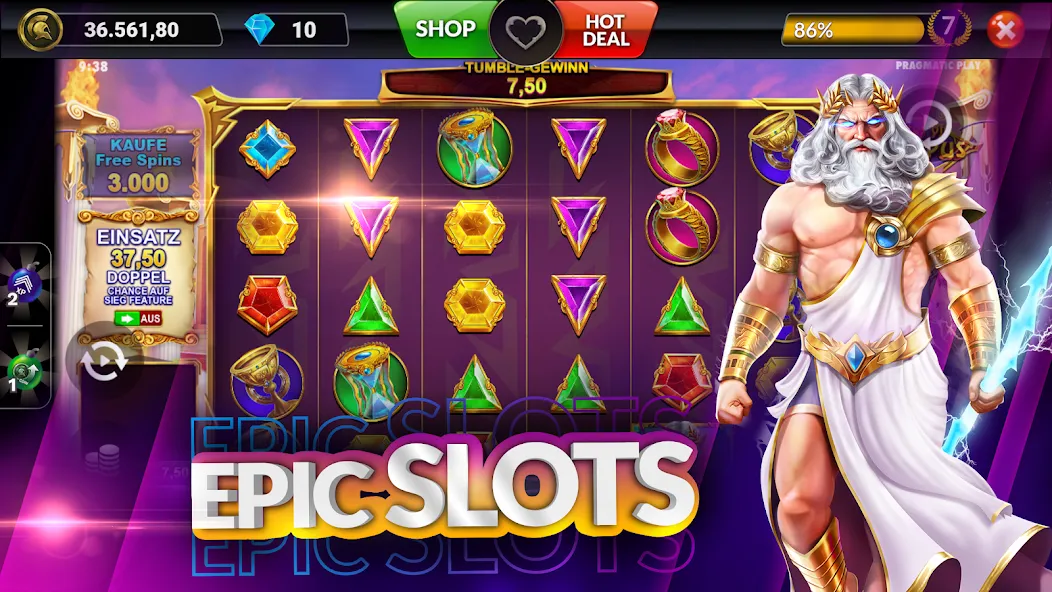 Скачать SpinArena Online Casino Slots — Много денег — скриншот 5
