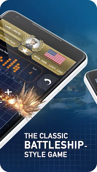 Скачать Fleet Battle - Sea Battle на Android — Много денег и без рекламы — скриншот 2