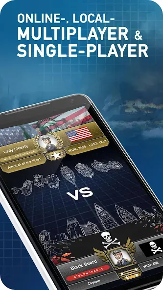 Скачать Fleet Battle - Sea Battle на Android — Много денег и без рекламы — скриншот 3