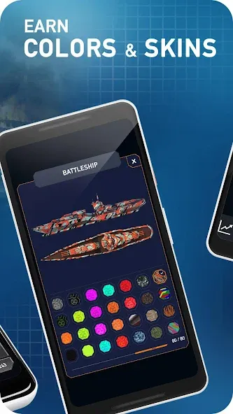 Скачать Fleet Battle - Sea Battle на Android — Много денег и без рекламы — скриншот 4