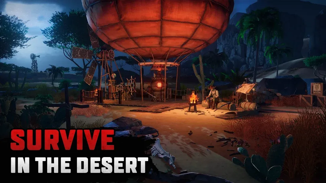 Скачать Raft® Survival: Desert Nomad на Android — Много денег и ресурсов — скриншот 1
