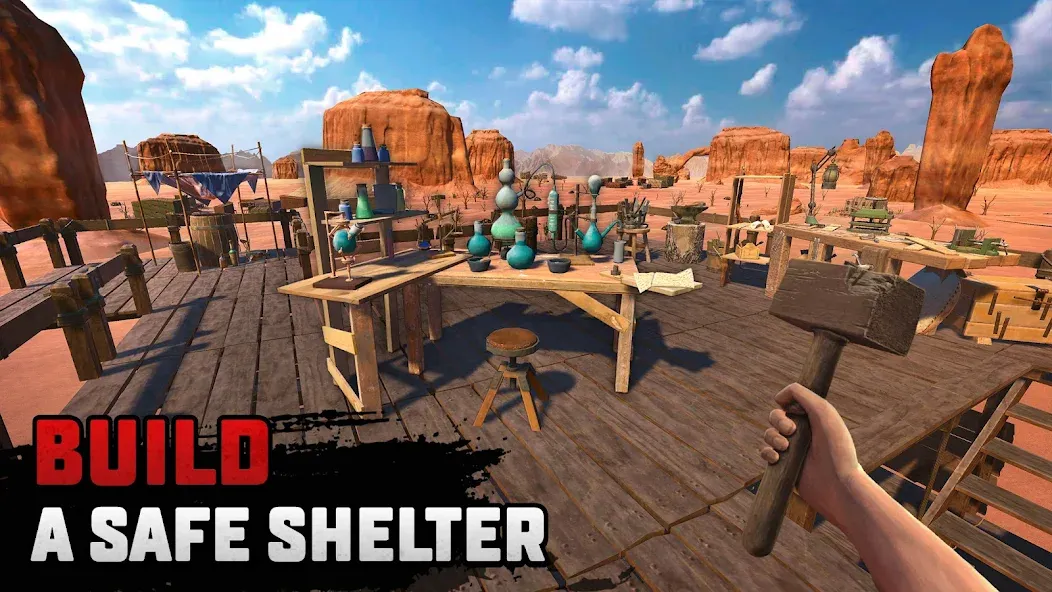 Скачать Raft® Survival: Desert Nomad на Android — Много денег и ресурсов — скриншот 5