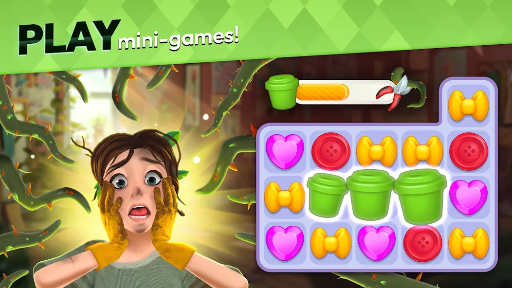 Makeover Match - Fashion Game на Андроид — Мод Много денег — скриншот 3