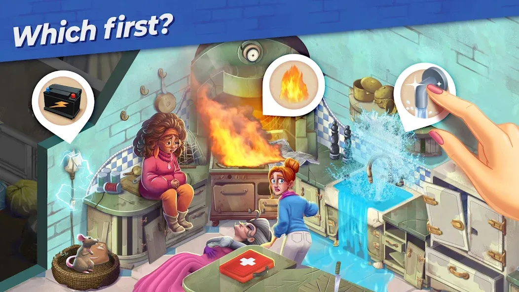Скачать Penny & Flo: Home Renovation (Мод: Много денег) на Андроид — скриншот 2