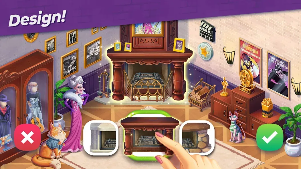 Скачать Penny & Flo: Home Renovation (Мод: Много денег) на Андроид — скриншот 4