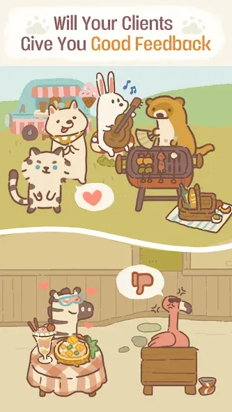 Animal Restaurant MOD — Много денег на Андроид — скриншот 4 Animal Restaurant MOD — Много денег на Андроид — скриншот 4