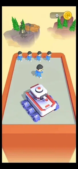 Скачать взломанную Troops Defence — Много денег — скриншот 2