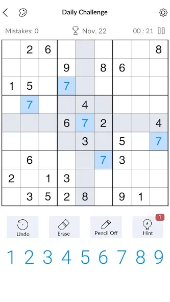 Скачать Sudoku - Classic Sudoku Puzzle MOD APK — Все уровни разблокированы — скриншот 1