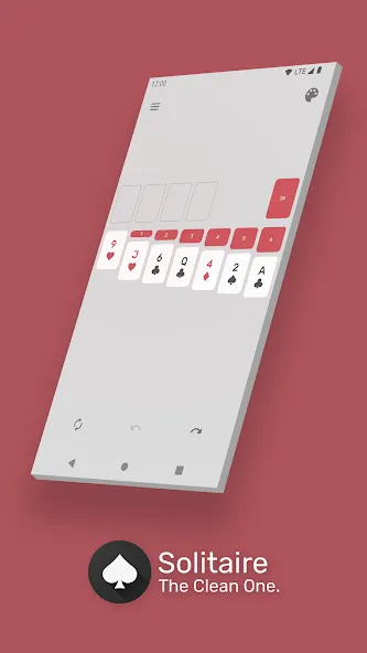 Скачать Solitaire - The Clean One (Мод: Без рекламы) на Андроид — скриншот 1