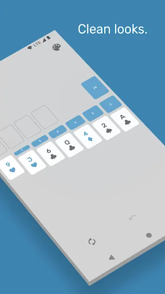 Скачать Solitaire - The Clean One (Мод: Без рекламы) на Андроид — скриншот 2