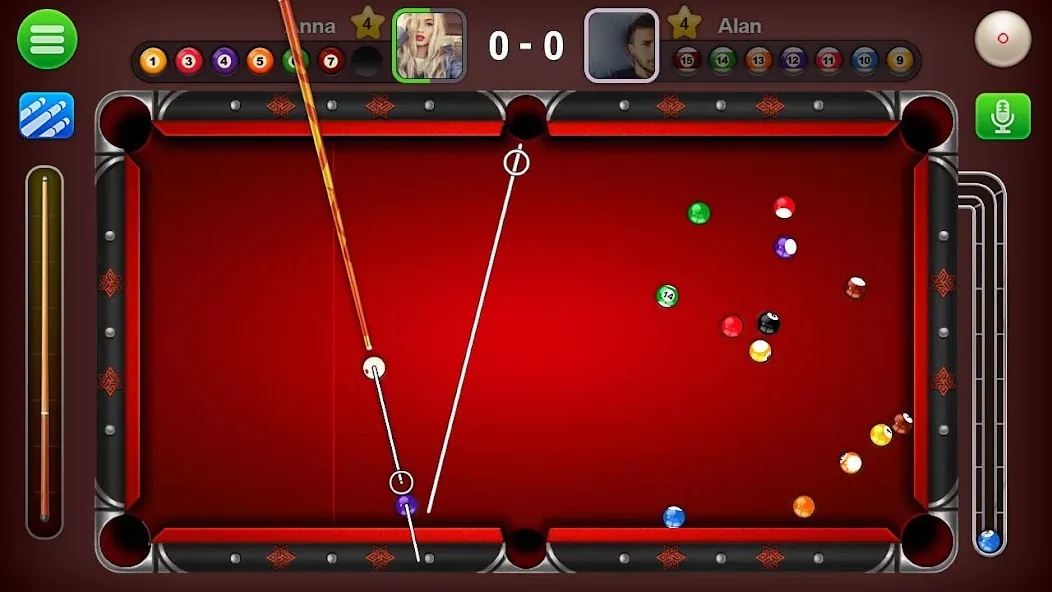 8 Ball Live - Billiards Games на Андроид — Много денег — скриншот 1