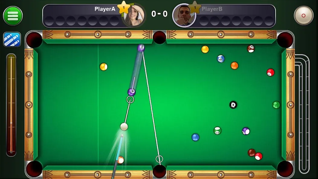8 Ball Live - Billiards Games на Андроид — Много денег — скриншот 2