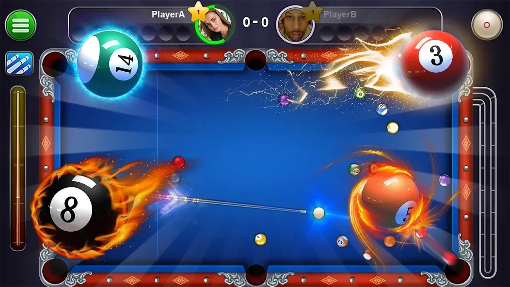 8 Ball Live - Billiards Games на Андроид — Много денег — скриншот 3