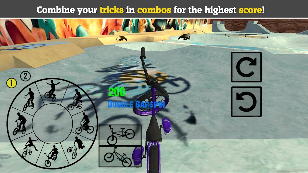 Скачать BMX FE3D 2 — Много денег — скриншот 5