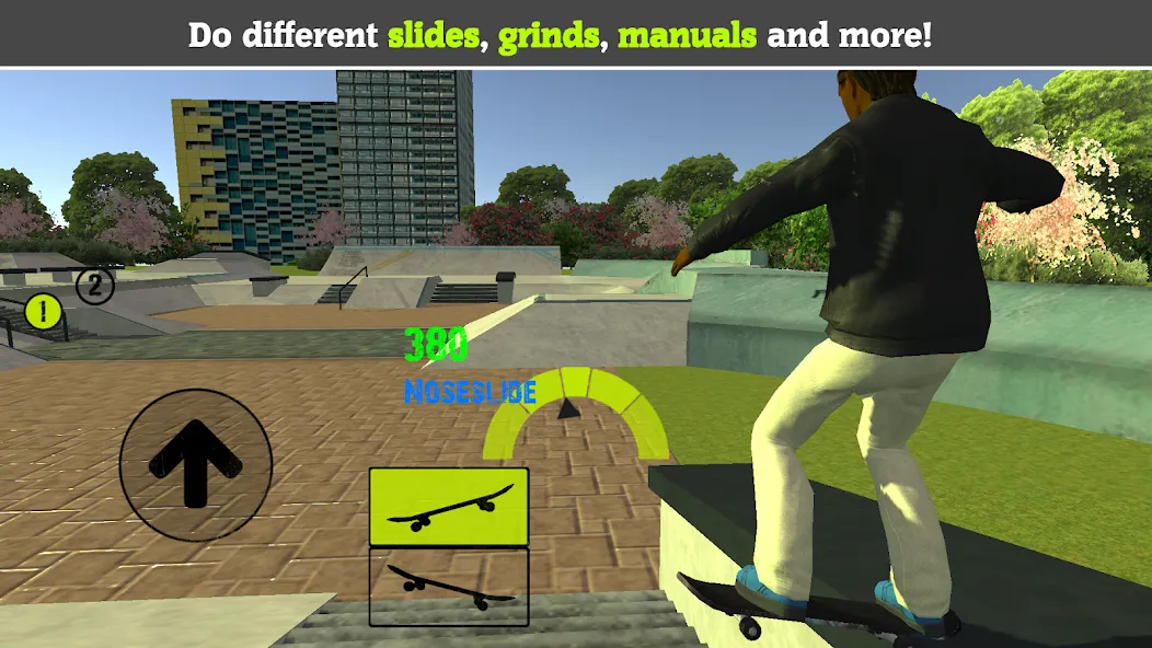 Skateboard FE3D 2 (Мод Много денег и все разблокировано) — скриншот 1 Skateboard FE3D 2 (Мод Много денег и все разблокировано) — скриншот 1
