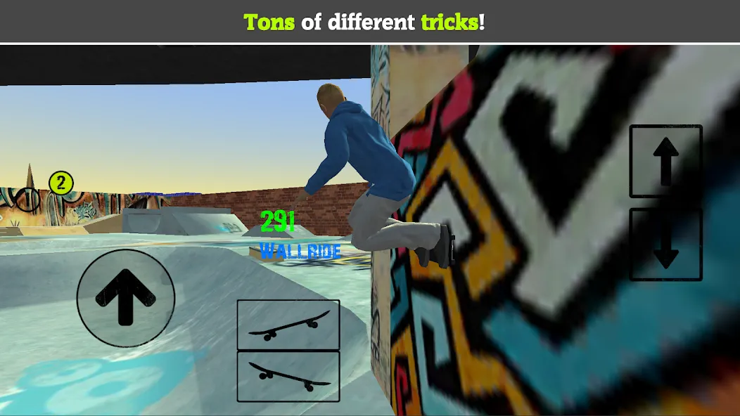 Skateboard FE3D 2 (Мод Много денег и все разблокировано) — скриншот 2 Skateboard FE3D 2 (Мод Много денег и все разблокировано) — скриншот 2