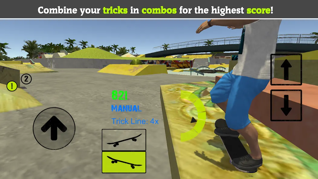 Skateboard FE3D 2 (Мод Много денег и все разблокировано) — скриншот 4 Skateboard FE3D 2 (Мод Много денег и все разблокировано) — скриншот 4