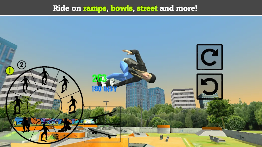 Skateboard FE3D 2 (Мод Много денег и все разблокировано) — скриншот 5