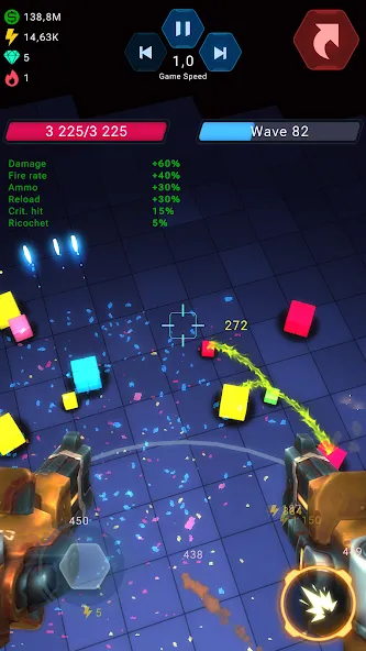 Скачать Epic Rush - Idle Tower Defense на Андроид — Много денег и кристаллов — скриншот 4