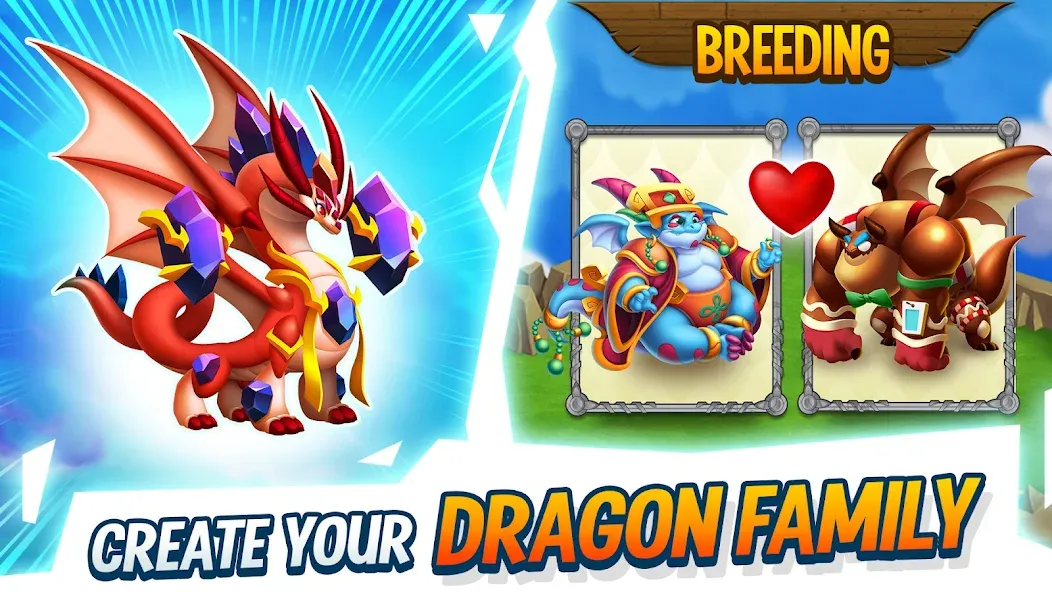 Скачать Dragon City: Mobile Adventure — Последняя версия (Много денег) — скриншот 1 Скачать Dragon City: Mobile Adventure — Последняя версия (Много денег) — скриншот 1