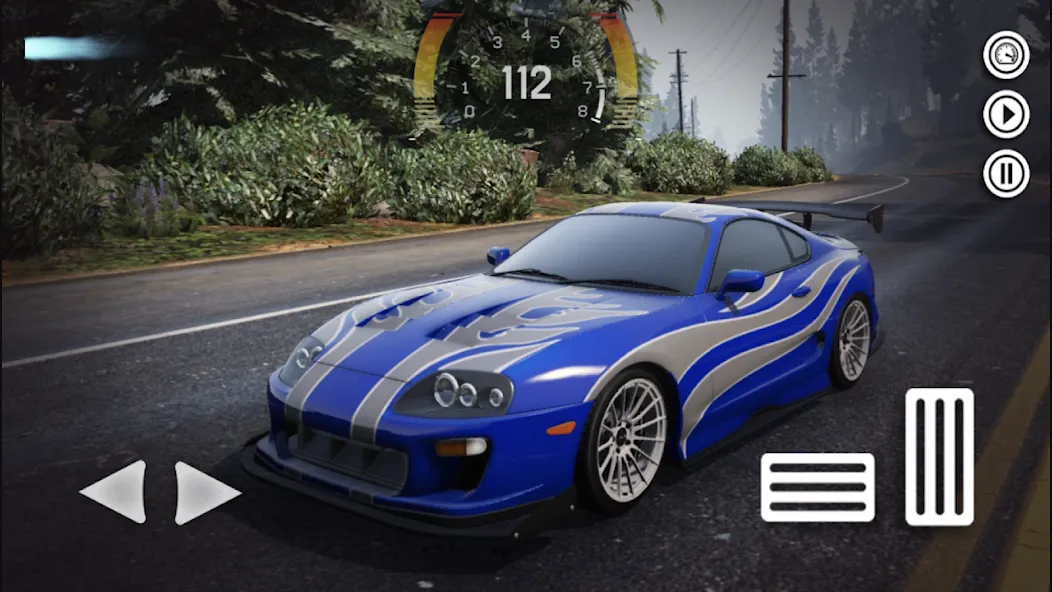 Скачать Tokyo Supra Drift Simulator на телефон — Много денег — скриншот 2