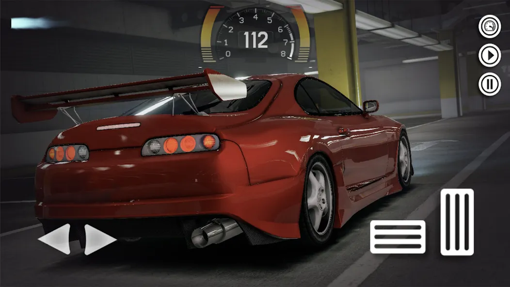 Скачать Tokyo Supra Drift Simulator на телефон — Много денег — скриншот 3