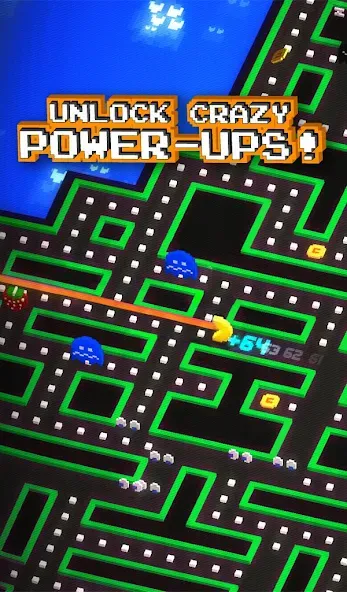 Скачать взломанную PAC-MAN 256 - Endless Maze — Много денег — скриншот 5