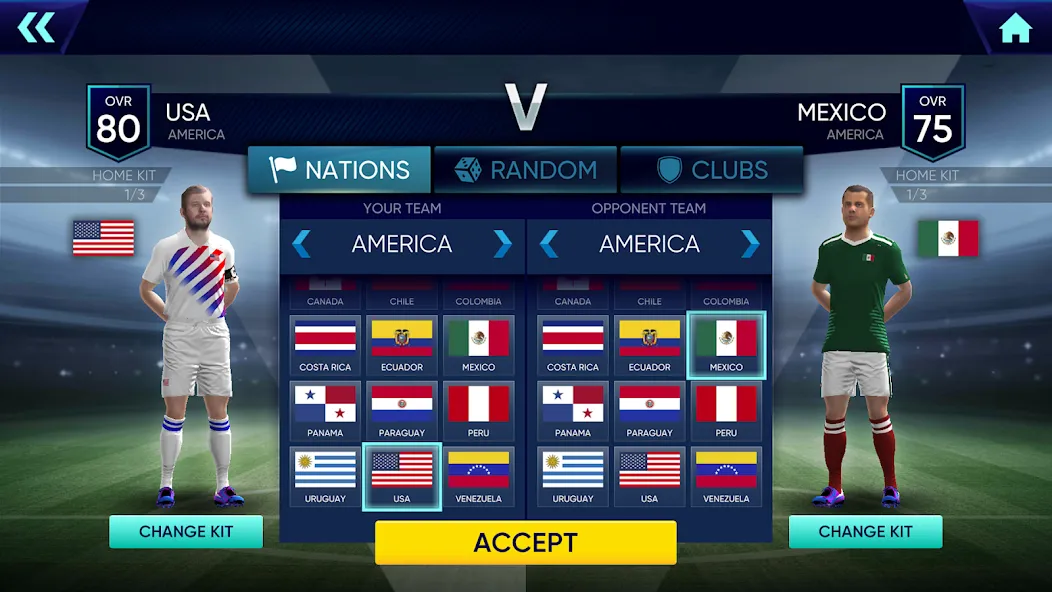 Soccer Cup 2024: Football Game на Андроид — Много денег и всё разблокировано — скриншот 1