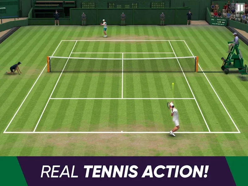 Скачать Tennis World Open 2024 - Sport на телефон — Много денег — скриншот 1