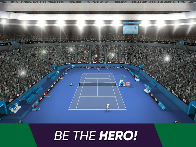 Скачать Tennis World Open 2024 - Sport на телефон — Много денег — скриншот 2