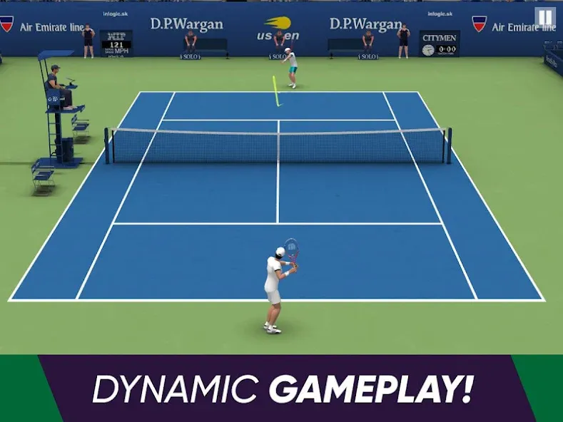 Скачать Tennis World Open 2024 - Sport на телефон — Много денег — скриншот 4
