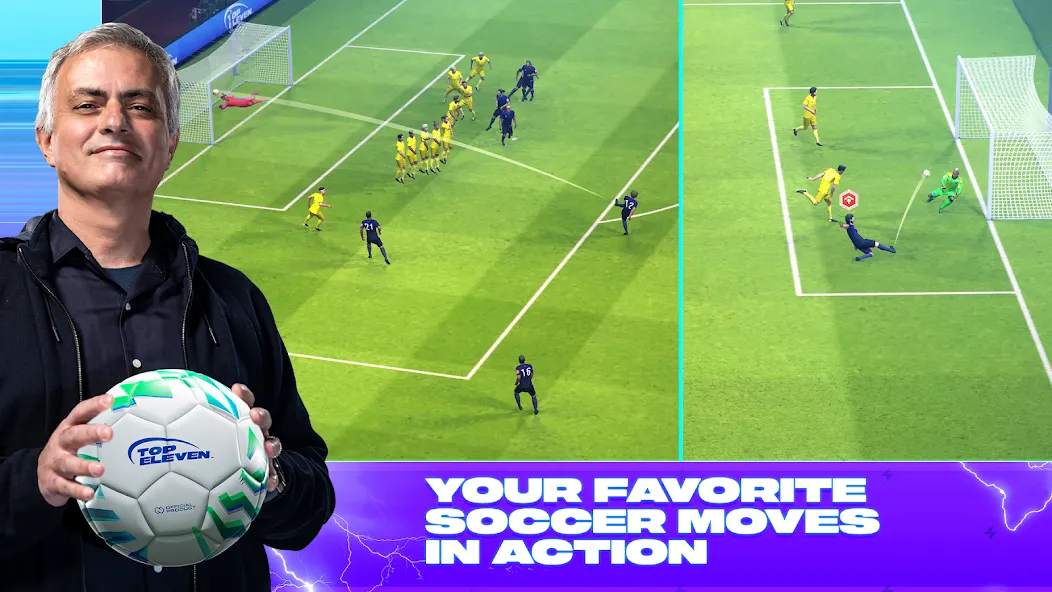 Top Eleven Be a Soccer Manager MOD APK на Android — Много денег и токенов — скриншот 2