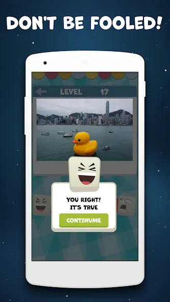 Real or Fake Test Quiz Mod APK Все уровни открыты и без рекламы — Скачать на Андроид — скриншот 3