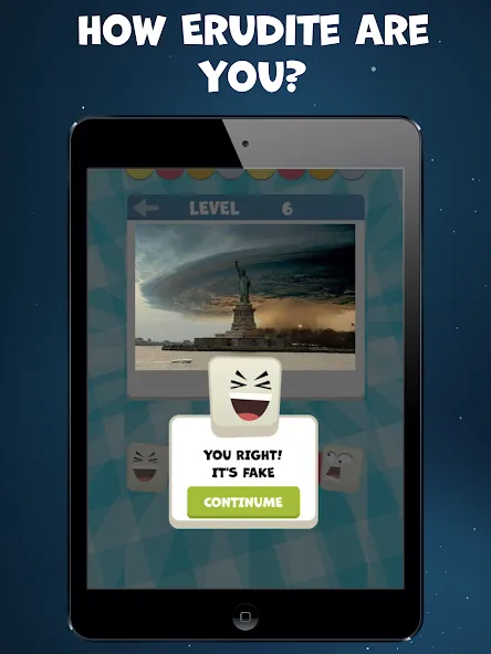 Real or Fake Test Quiz Mod APK Все уровни открыты и без рекламы — Скачать на Андроид — скриншот 4