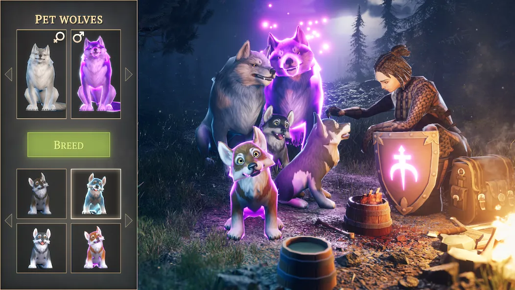 Взломанная Grim Soul: Dark Survival RPG на Андроид — Много энергии и бессмертие — скриншот 2