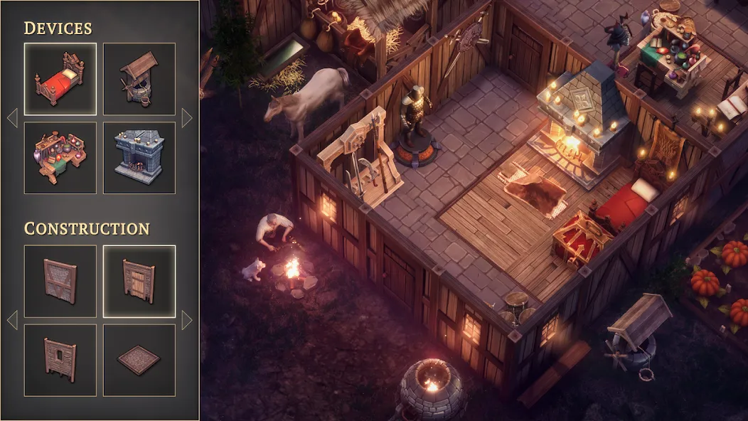 Взломанная Grim Soul: Dark Survival RPG на Андроид — Много энергии и бессмертие — скриншот 3
