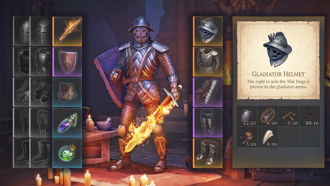 Взломанная Grim Soul: Dark Survival RPG на Андроид — Много энергии и бессмертие — скриншот 5