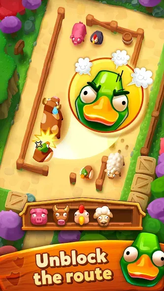 Farm Jam: Animal Parking Game MOD APK — Много денег и без рекламы — скриншот 1