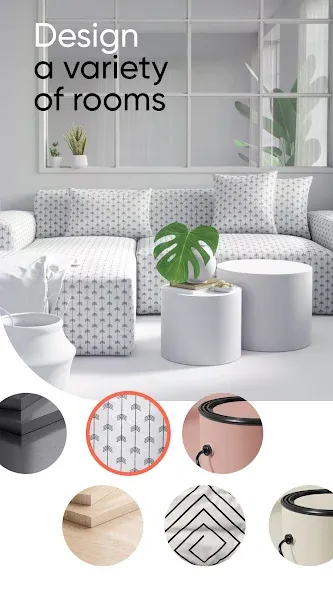 Redecor - Home Design Game — Мод: Много денег и золота — скриншот 1