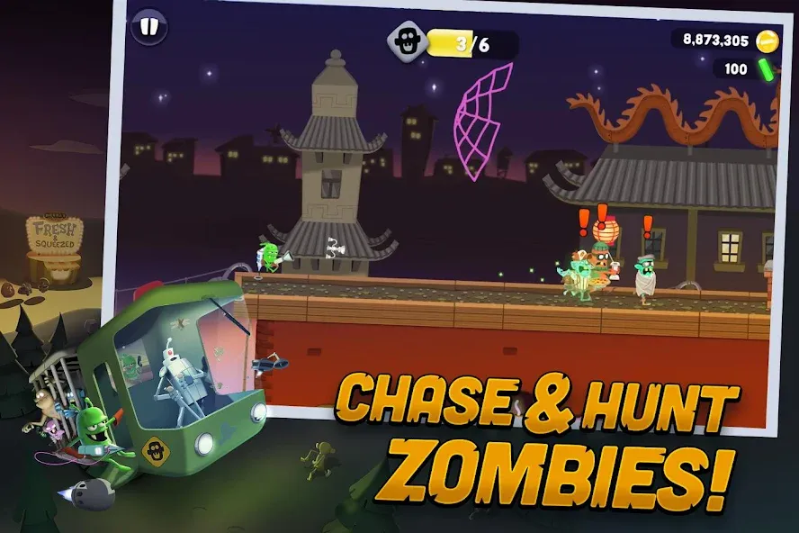 Скачать Zombie Catchers : Hunt & sell с модом — Много денег — скриншот 1